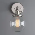 Homeko Glass Globe Wall Sconce