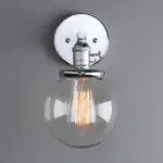 Homeko Glass Globe Wall Sconce