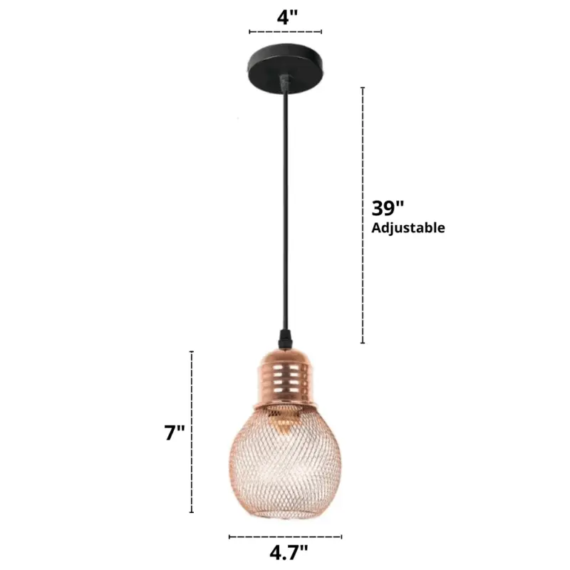Homeko Modern Cage Pendant Lights
