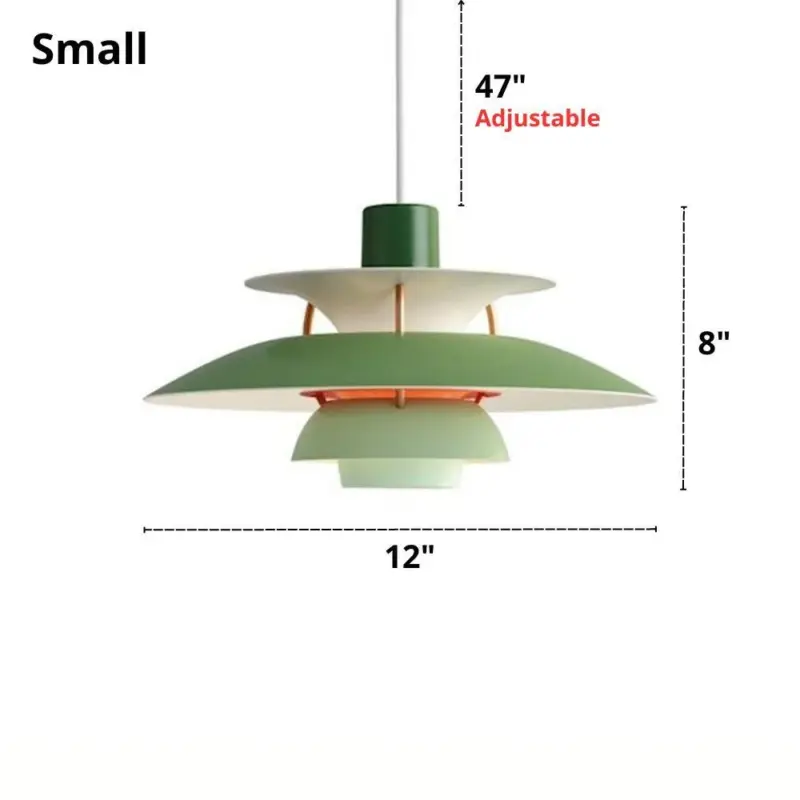 Homeko Modern Colorful Layered Pendant Lights