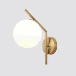 Homeko Modern Glass Globe Wall Light