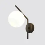 Homeko Modern Glass Globe Wall Light