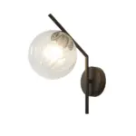 Homeko Modern Glass Globe Wall Light