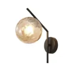 Homeko Modern Glass Globe Wall Light