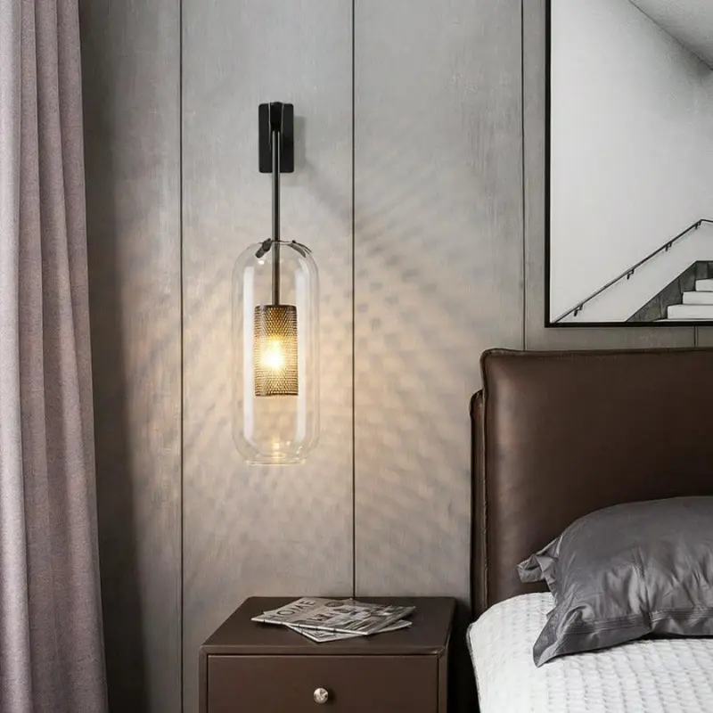 Homeko Modern Glass Wall Lamp