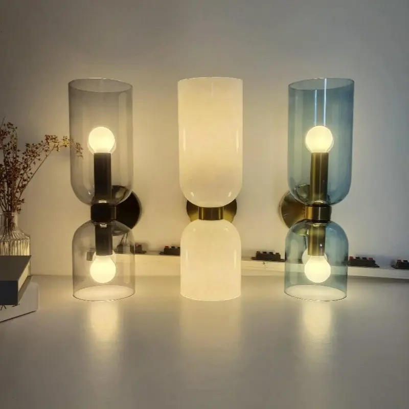 Homeko Modern Glass Wall Sconce