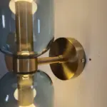 Homeko Modern Glass Wall Sconce