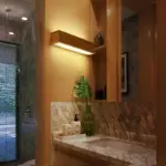 Homeko Modern Japanese Wooden Wall Lamp
