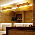 Homeko Modern Japanese Wooden Wall Lamp