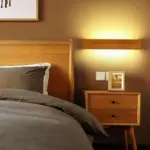 Homeko Modern Japanese Wooden Wall Lamp