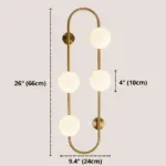 Homeko Modern Multi Bulb Wall Light