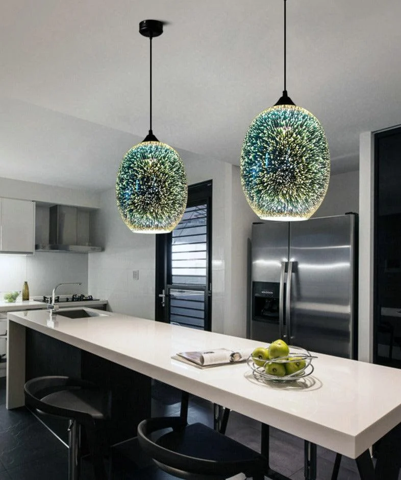 Homeko - Modern Nordic Glass Pendant Light -