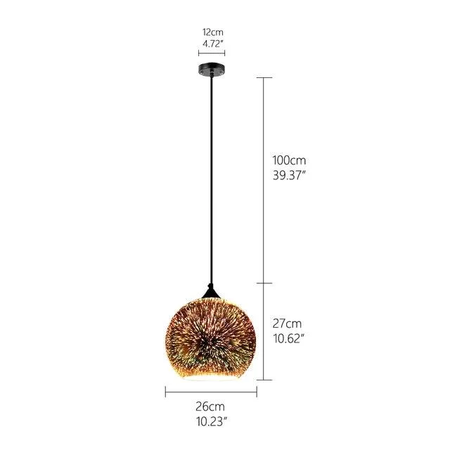 Homeko - Modern Nordic Glass Pendant Light -