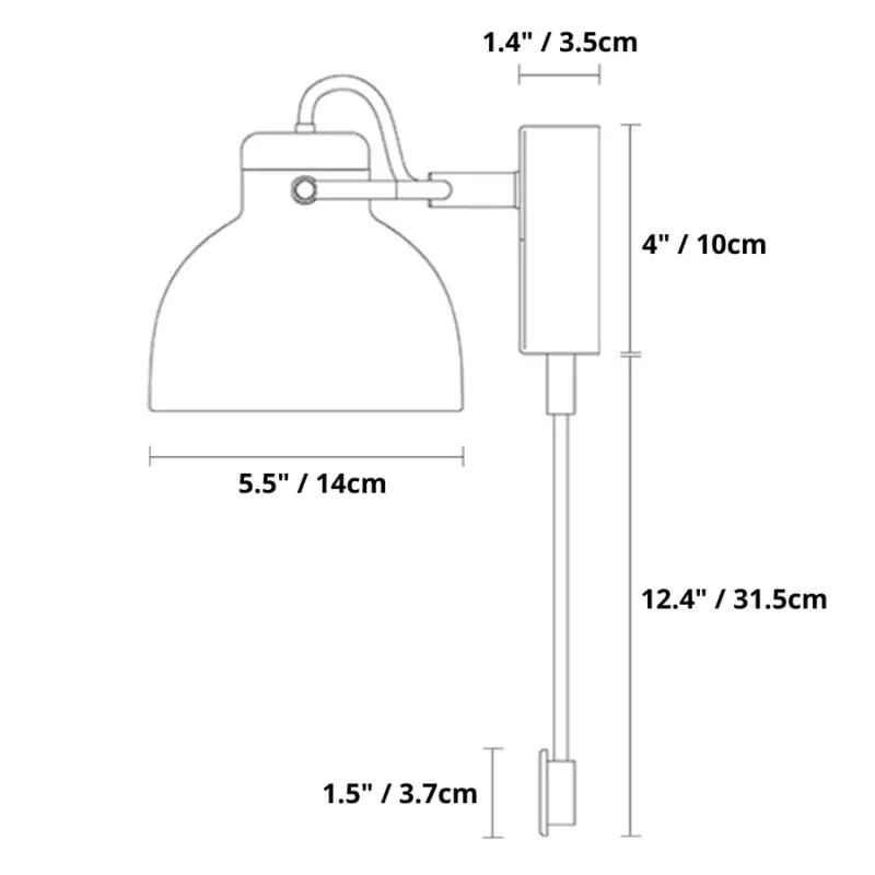 Homeko Modern Nordic LED Wall Lamp