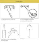 Homeko Modern Nordic LED Wall Lamp