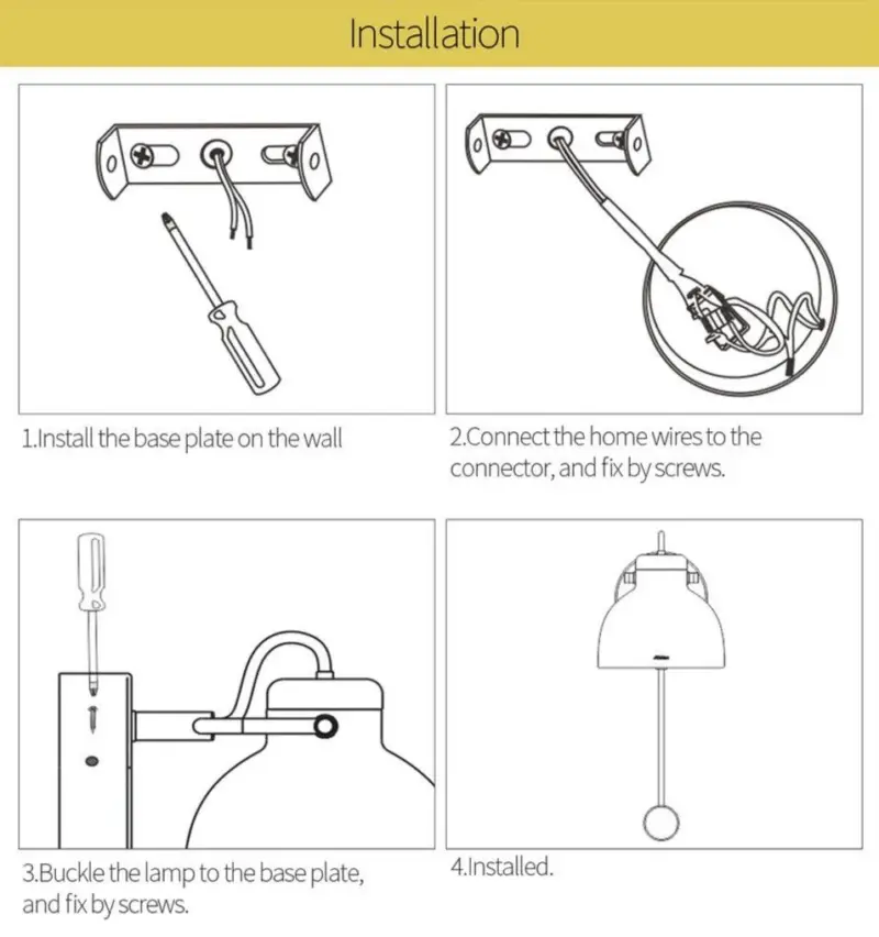 Homeko Modern Nordic LED Wall Lamp