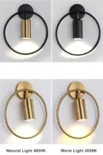 Homeko Modern Rotatable Wall Sconce