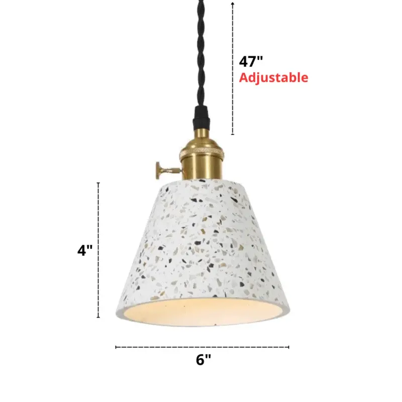 Homeko Modern Terrazzo Pendant Lights