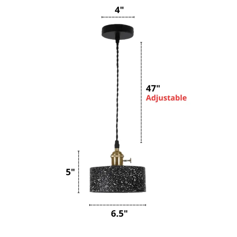 Homeko Modern Terrazzo Pendant Lights