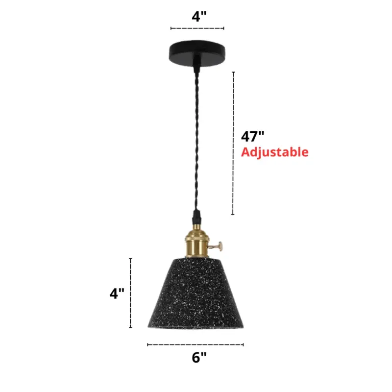 Homeko Modern Terrazzo Pendant Lights