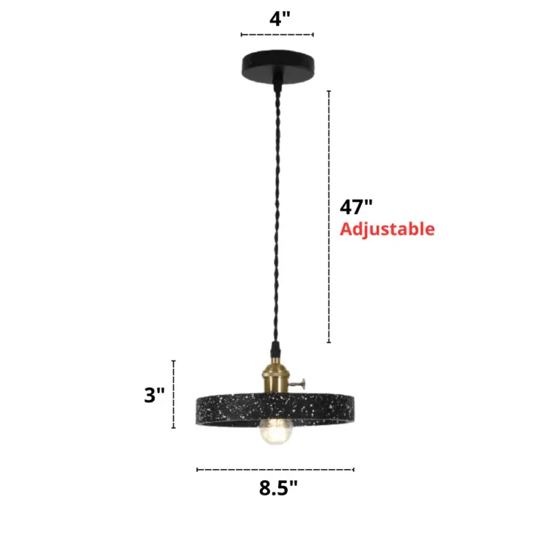 Homeko Modern Terrazzo Pendant Lights