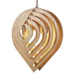 Homeko Modern Wood Pendant Light