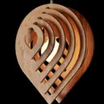 Homeko Modern Wood Pendant Light