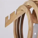 Homeko Modern Wood Pendant Light