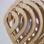 Homeko Modern Wood Pendant Light
