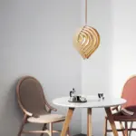 Homeko Modern Wood Pendant Light