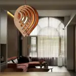 Homeko Modern Wood Pendant Light