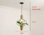 Homeko Pendant Planter Light