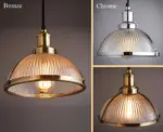 Homeko Retro Textured Glass Pendant Lights