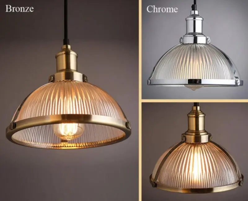 Homeko Retro Textured Glass Pendant Lights