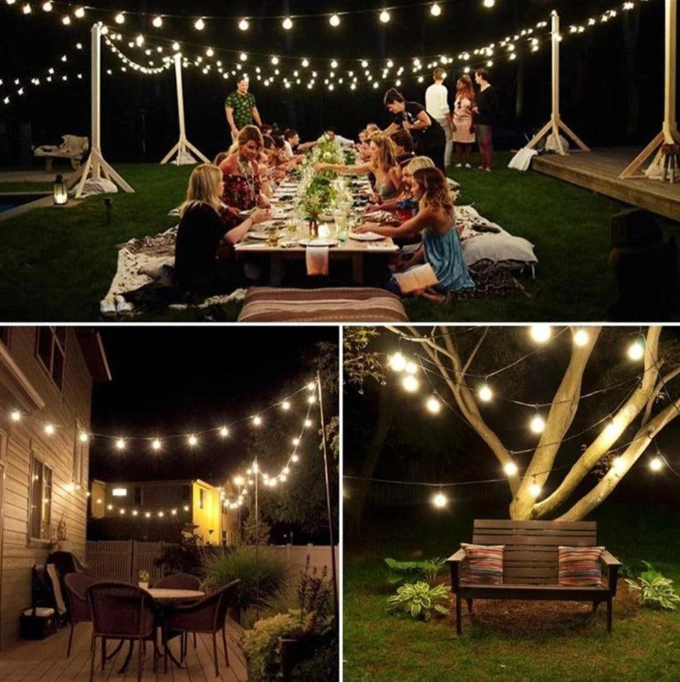 Homeko - Solar Powered LED Globe String Lights -