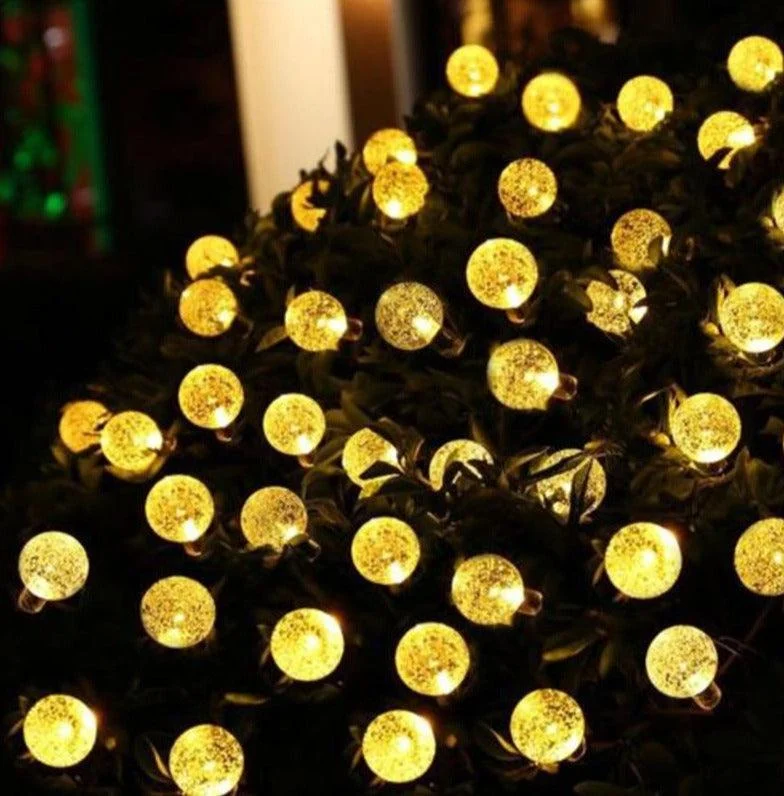 Homeko - Solar Powered LED Globe String Lights -