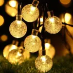 Homeko Solar Powered LED Globe String Lights