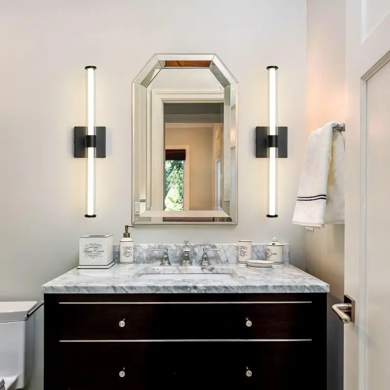 Homeko Two Bulb LED Wall Vanity Sconce