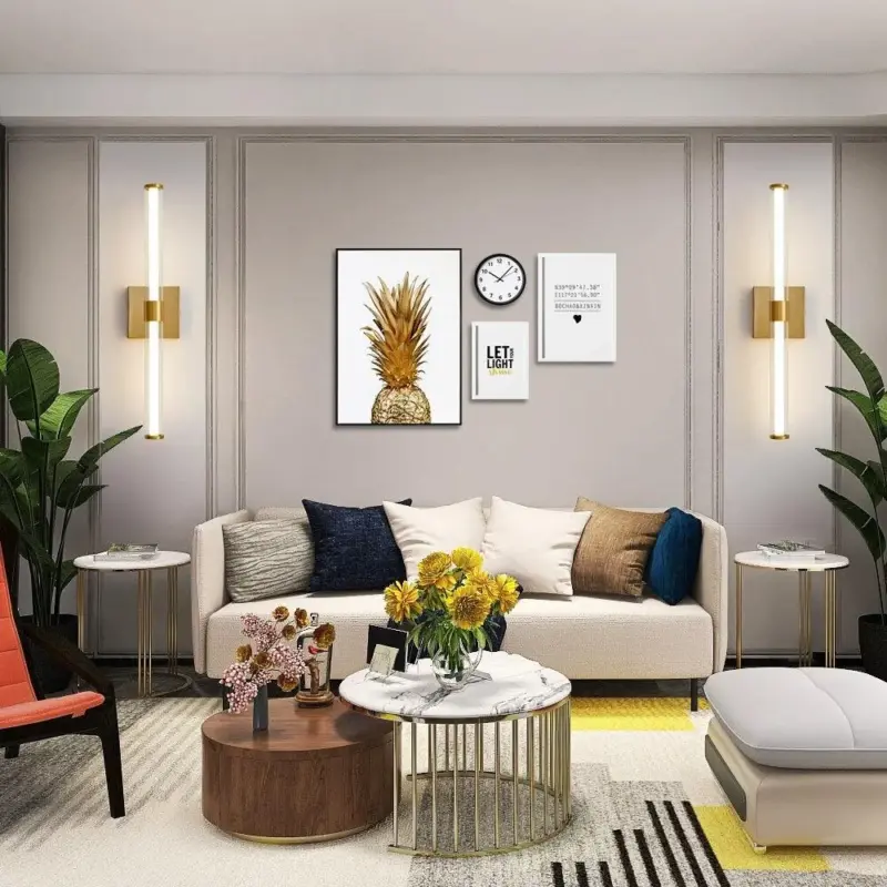 Homeko Two Bulb LED Wall Vanity Sconce