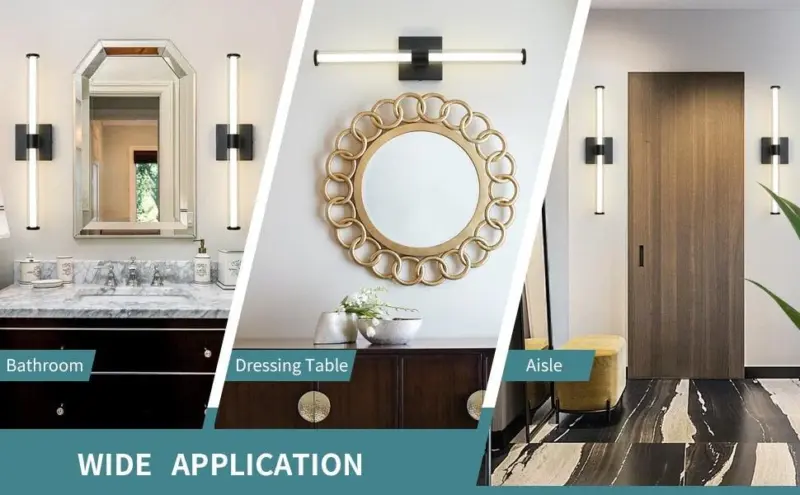 Homeko Two Bulb LED Wall Vanity Sconce
