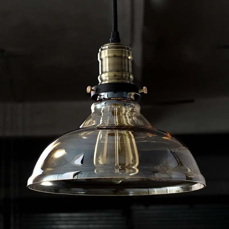 Homeko Vintage Glass Pendant Light