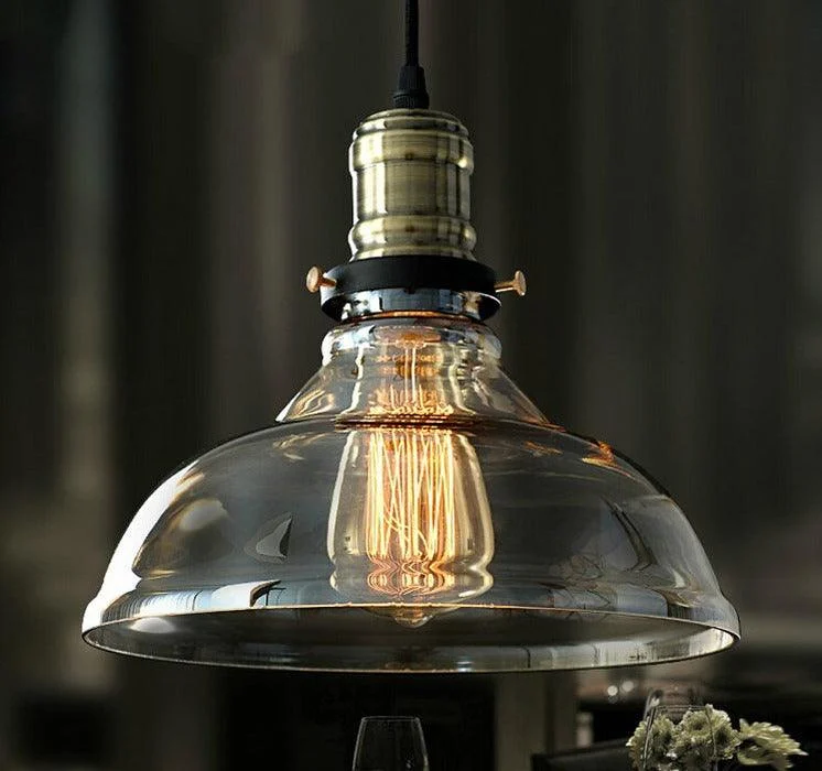 Homeko - Vintage Glass Pendant Light -