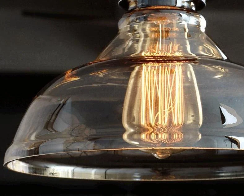 Homeko - Vintage Glass Pendant Light -