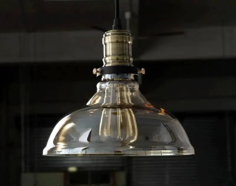 Homeko Vintage Glass Pendant Light