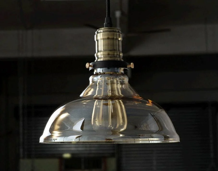 Homeko - Vintage Glass Pendant Light -