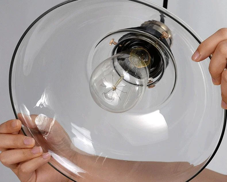 Homeko - Vintage Glass Pendant Light -