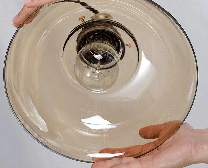 Homeko - Vintage Glass Pendant Light -