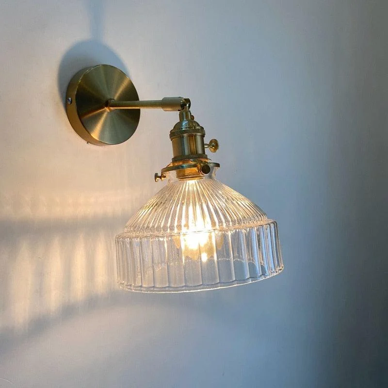 Homeko - Vintage Glass Wall Lamps -