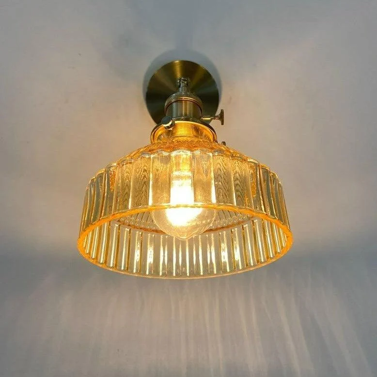 Homeko - Vintage Glass Wall Lamps -