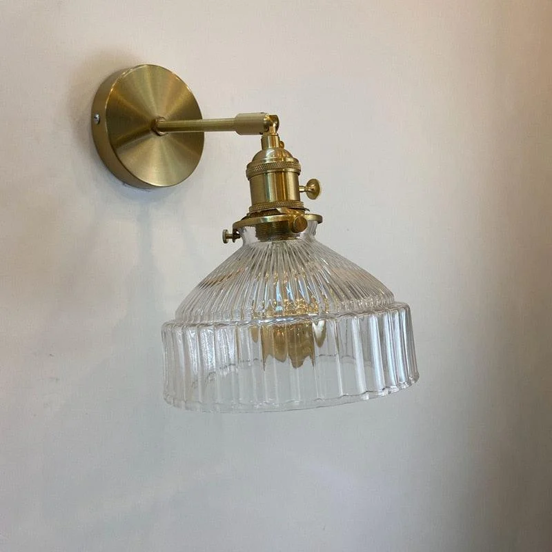Homeko - Vintage Glass Wall Lamps -